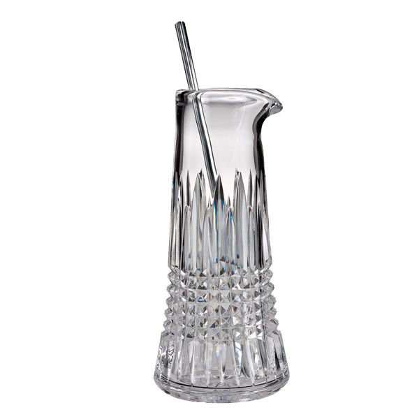 Waterford Lismore Diamond Martini pitcher met roerstok