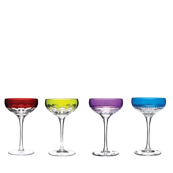 Waterford Mixology Champagne coupe - colours - set van 4