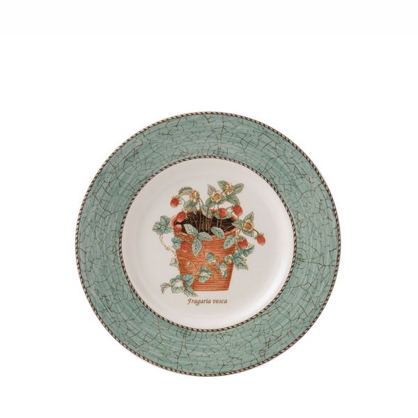 Wedgwood Sarah's Garden Ontbijtbord 20cm - groen