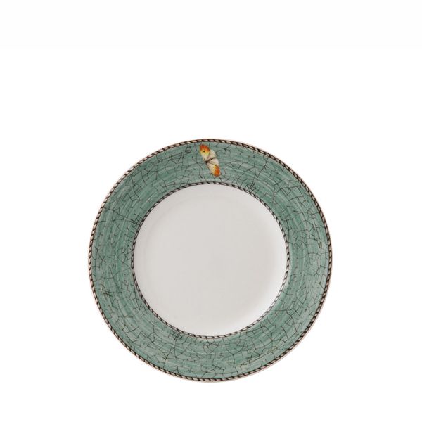 Wedgwood Sarah's Garden Gebaksbordje 18cm - groen