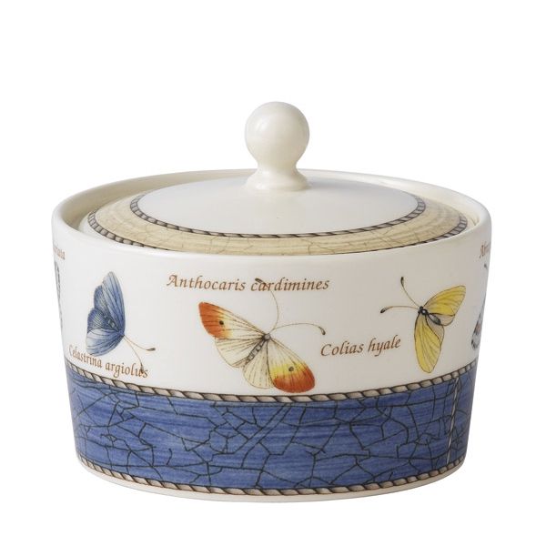 Wedgwood Sarah's Garden Suikerpot - blauw