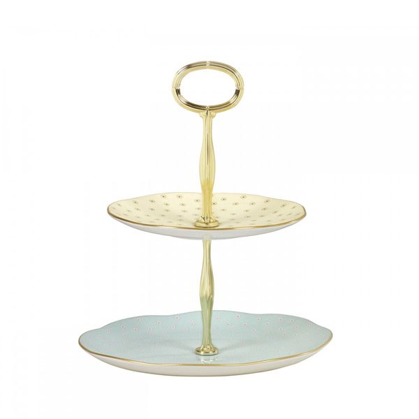 Wedgwood Polka Dot Tea Story Etagere - 2-Delig
