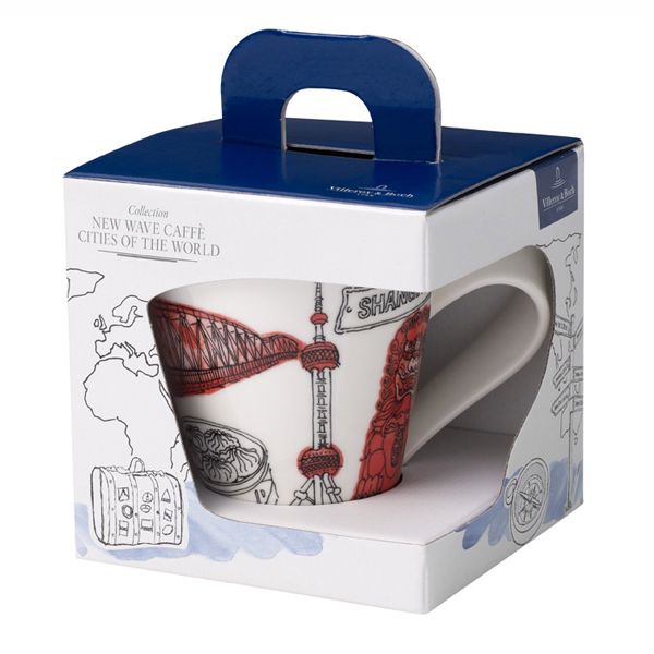 Villeroy & Boch NewWave Caffe Beker met oor - Shanghai