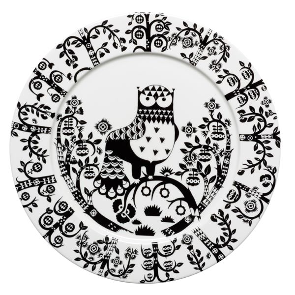Iittala Taika Plat Bord Zwart 30 cm
