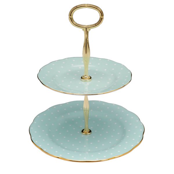 Royal Albert Polka Etagere - rose vintage