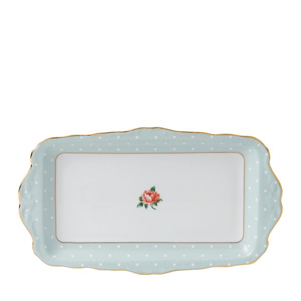 Royal Albert Polka Cakeschaal - rose vintage