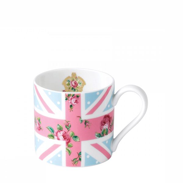 Royal Albert Cheeky Pink Beker - Union Jack