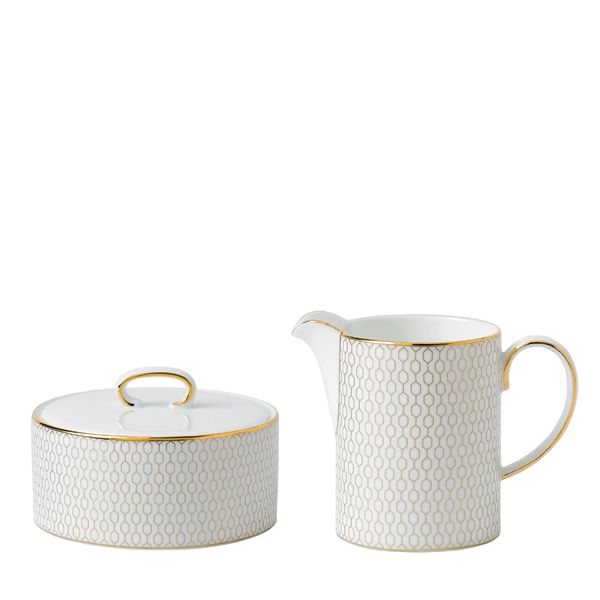 Wedgwood Arris Suiker en melk set