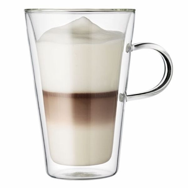 Bodum Canteen dubbelwandig glas met oor 40cl - 2 stuks