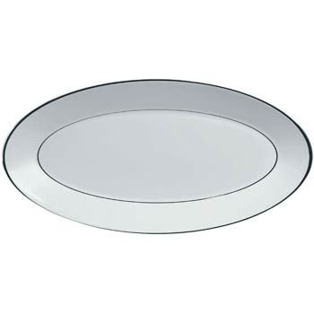 Wedgwood Jasper Conran Platinum Ovale schotel, 45x24cm
