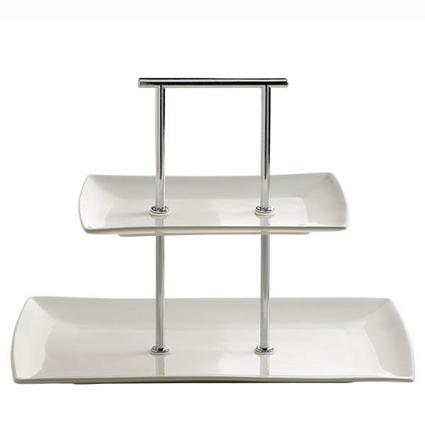 Maxwell & Williams East meets West etagere 2-delig - breed
