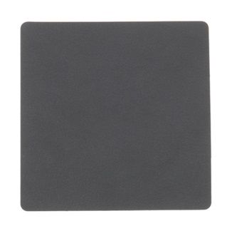 LIND DNA Onderzetter Leer Nupo Antraciet 10 x 10 cm