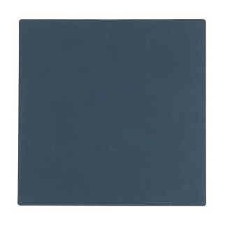 LIND DNA Onderzetter Leer Nupo Donkerblauw 10 x 10 cm