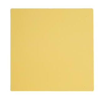 LIND DNA Onderzetter Leer Nupo Geel 10 x 10 cm