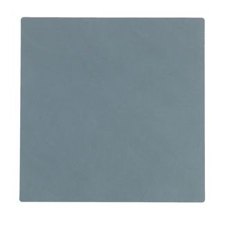 LIND DNA Onderzetter Leer Nupo Lichtblauw 10 x 10 cm