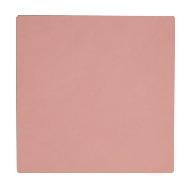 LIND DNA Onderzetter Leer Nupo Roze 10 x 10 cm