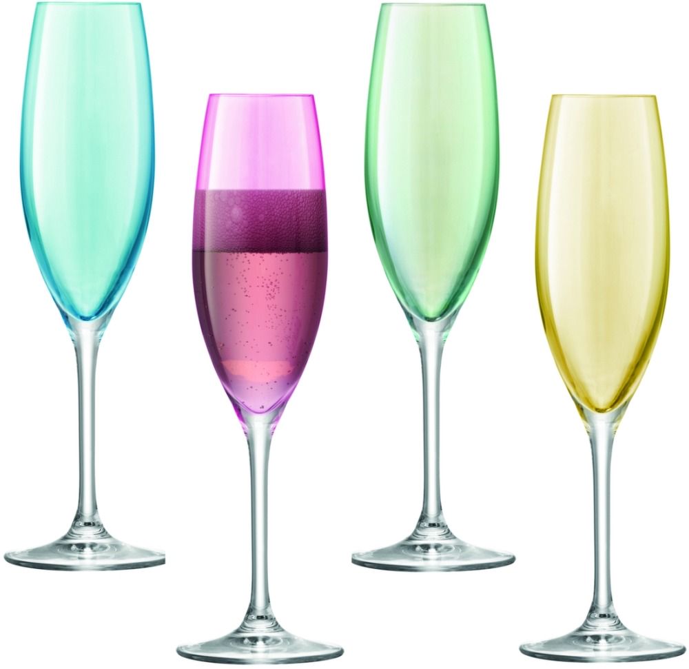 LSA Polka Champagneflutes - 4 Stuks