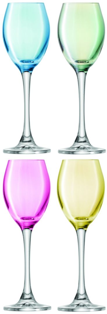 LSA Polka Likeurglazen 70 ml - 4 Stuks