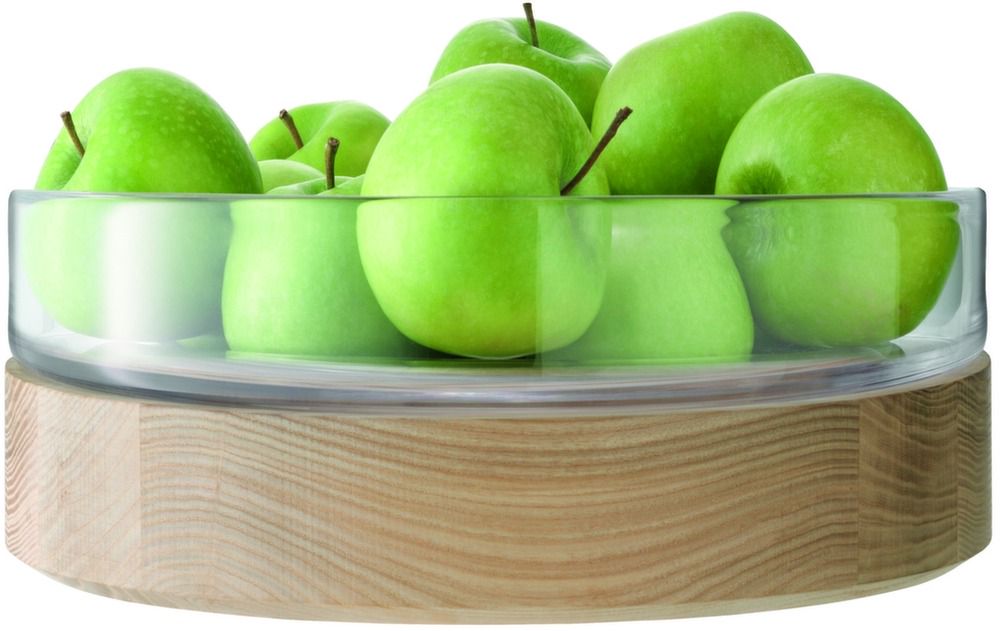 LSA Serveerstolp Lotta met Houten Voet 31 cm