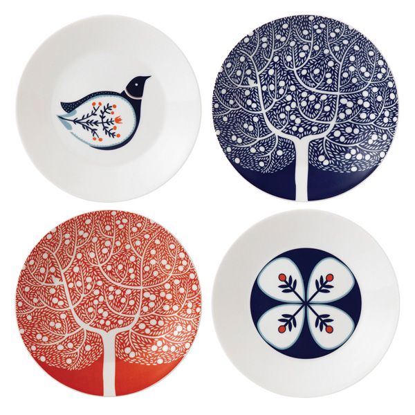 Royal Doulton Fable Gebaksbordje 16cm - set van 4