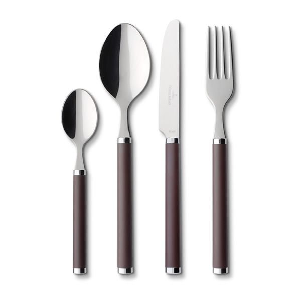 Villeroy & Boch Play! 30-Delige bestekcassette - Chocolate Brown