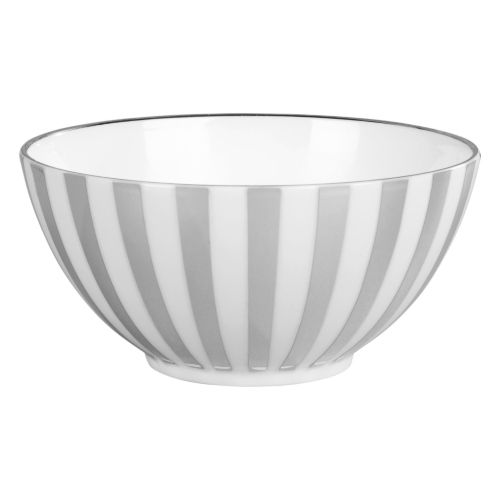Wedgwood Jasper Conran Platinum Schaaltje, 14cm, stripes