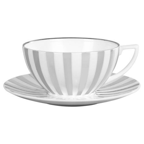 Wedgwood Jasper Conran Platinum Theeschotel (groot) stripes