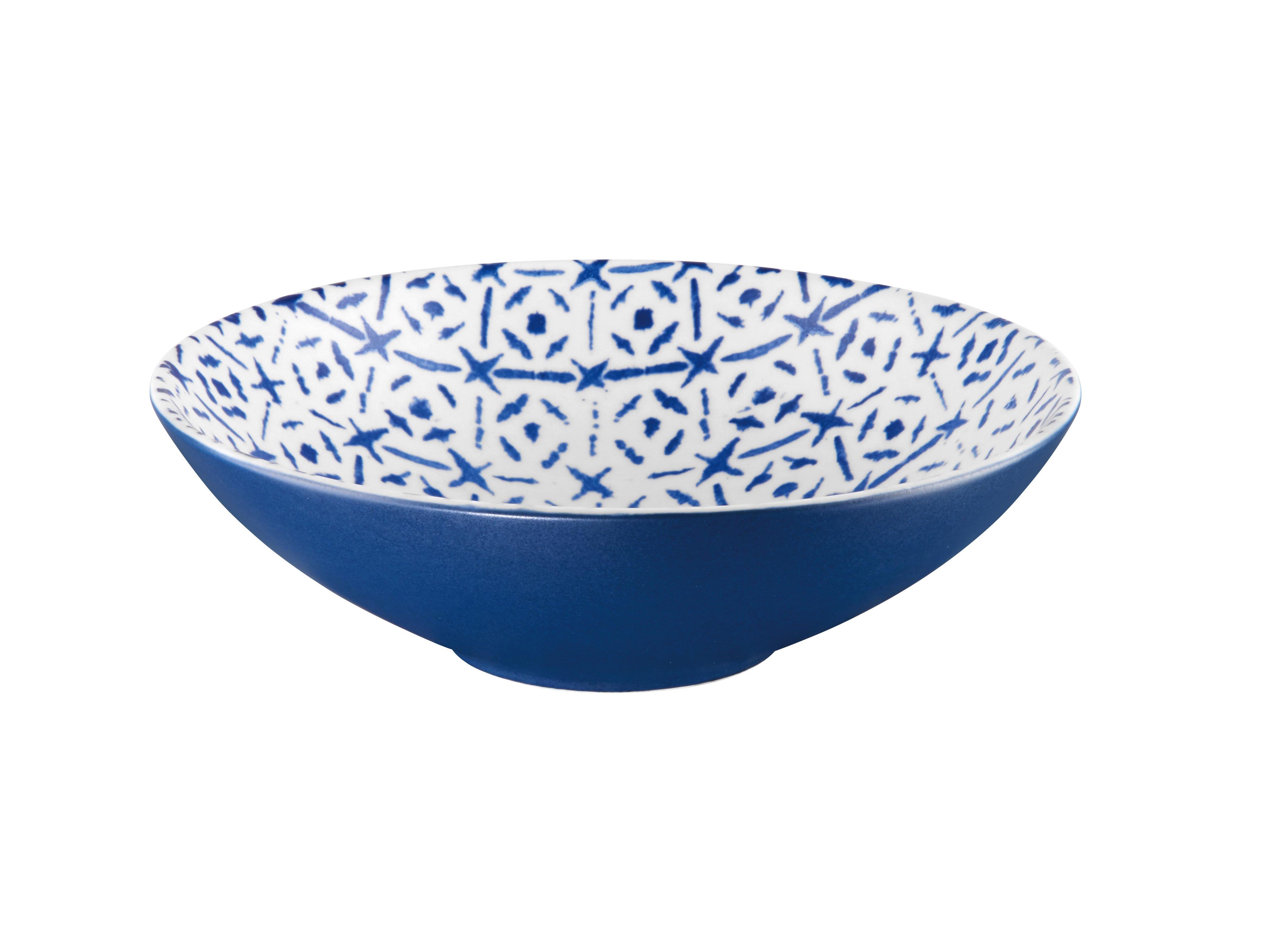 ASA Selection Indigo soepbord ø 18cm - geblokt - 2 stuks