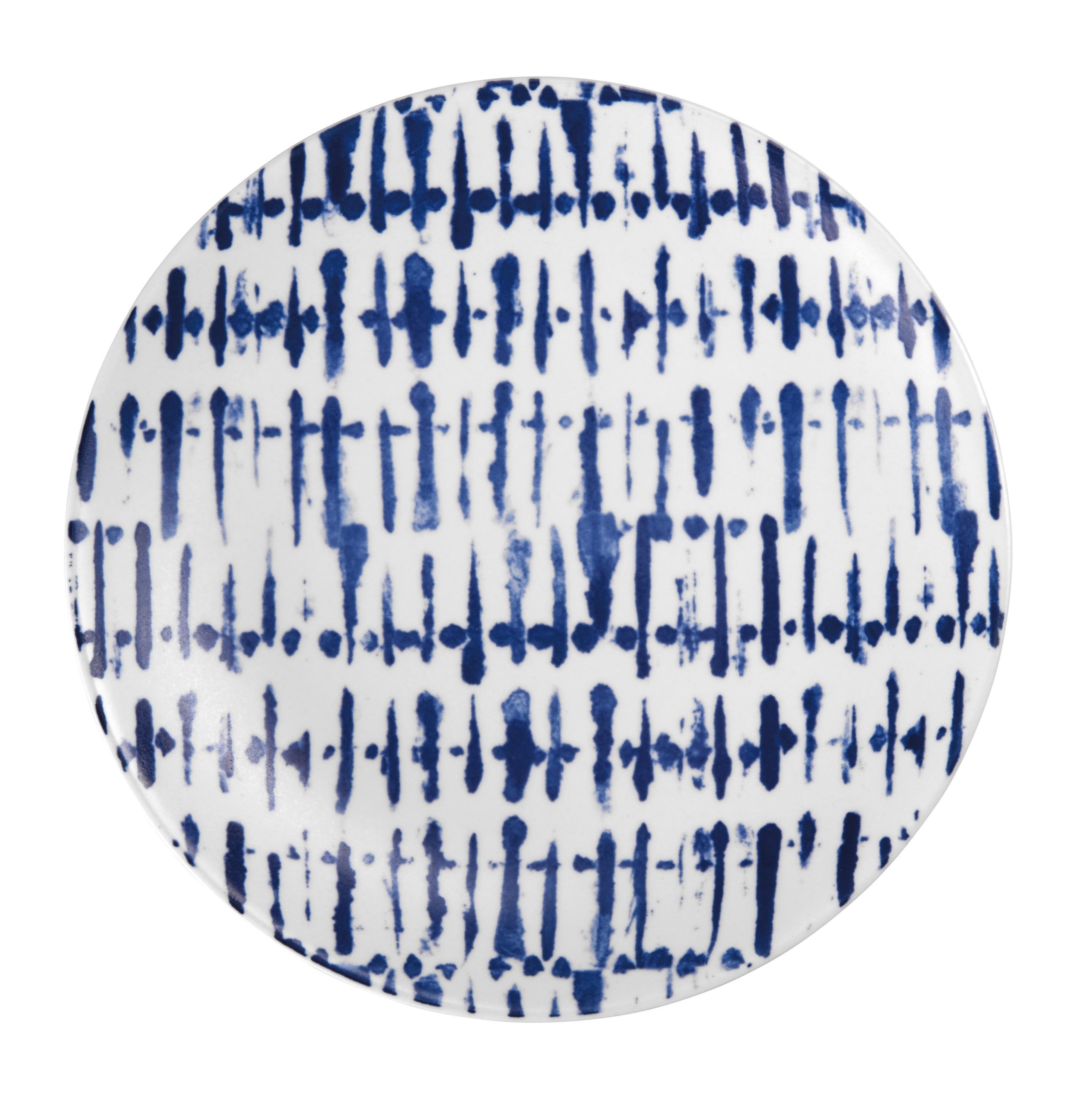 ASA Selection Indigo dinerbord ø 26cm - streep - 2 stuks