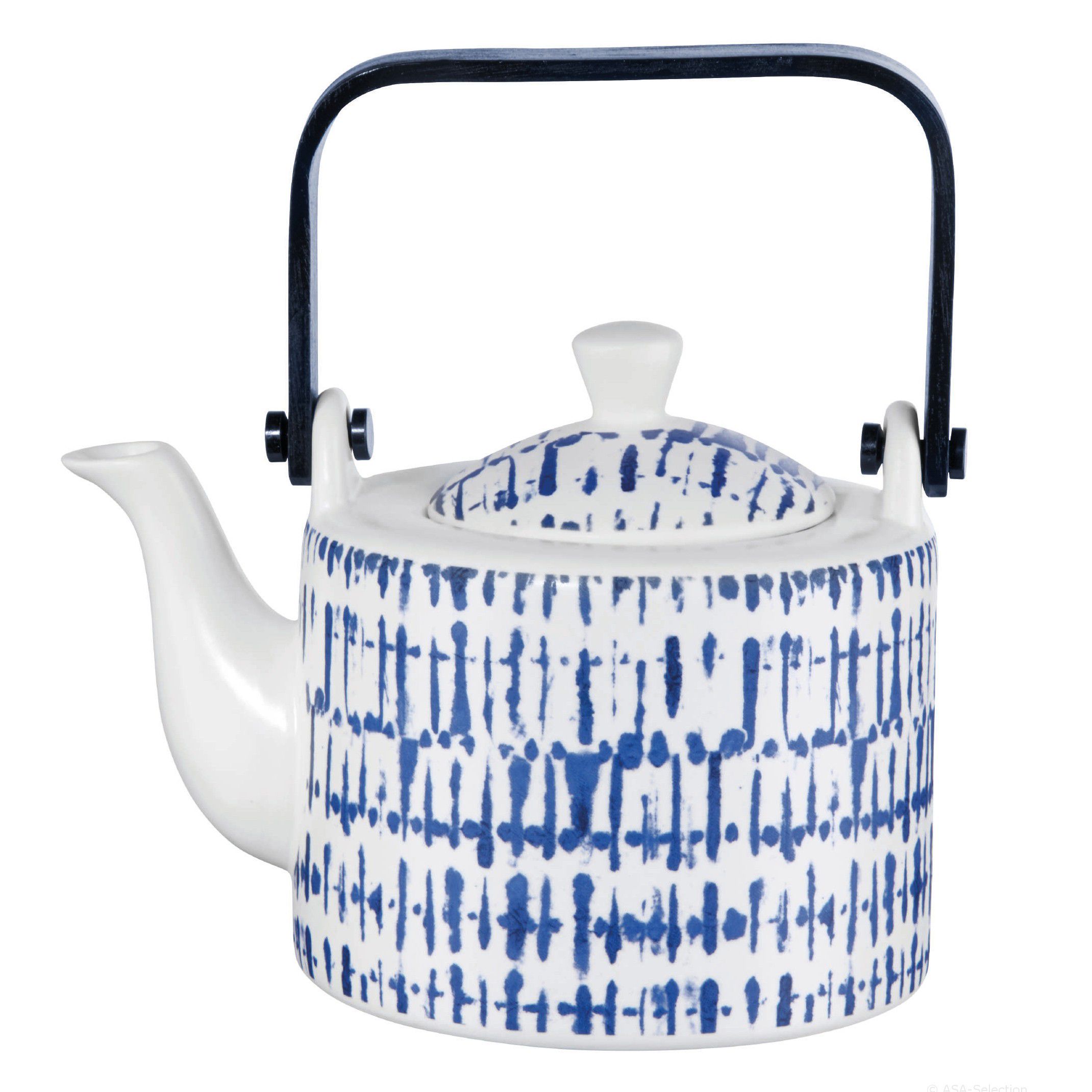 ASA Selection Indigo theepot 75cl - streep