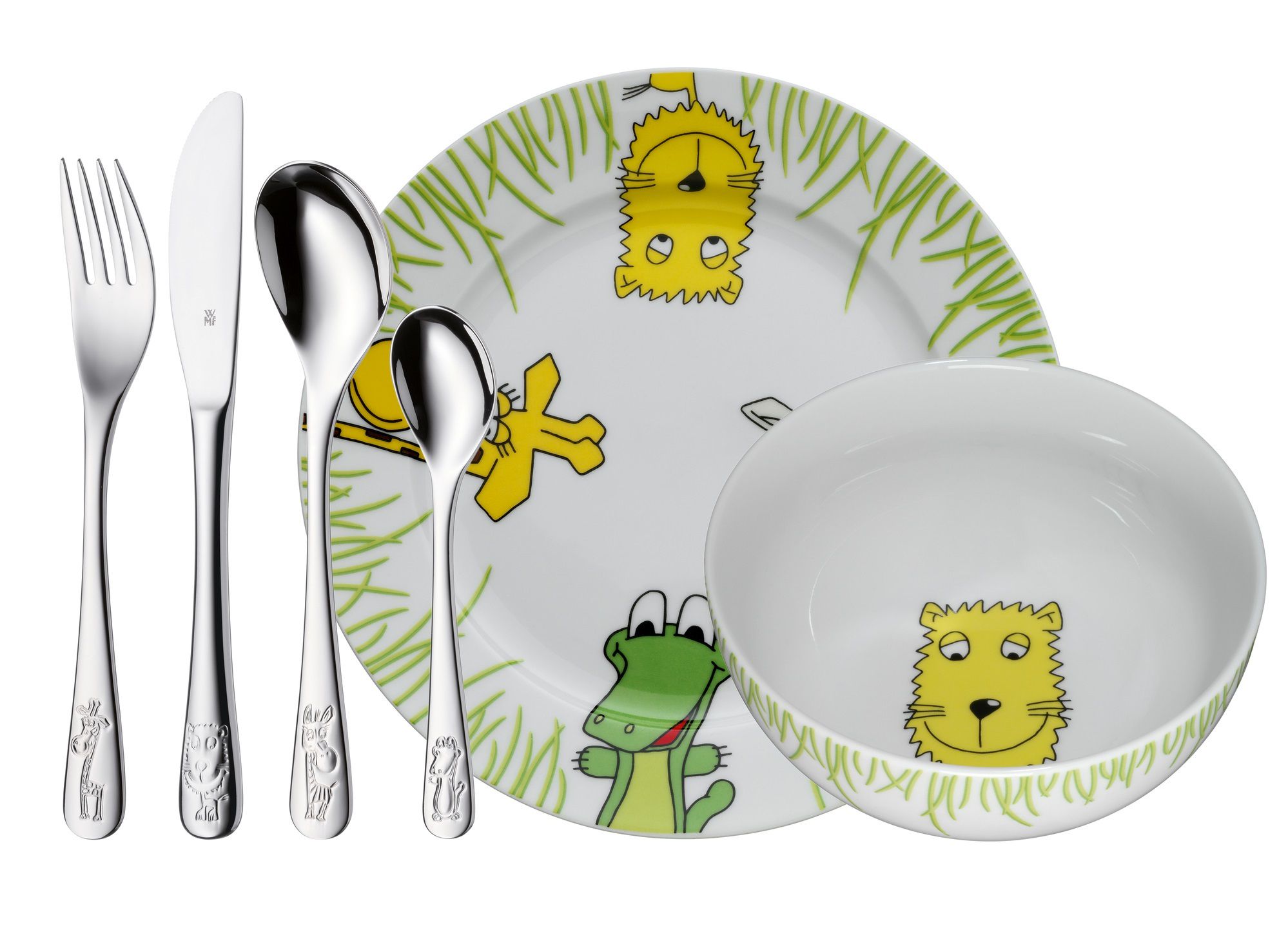 WMF Kids Safari kinderbestek 6-delig