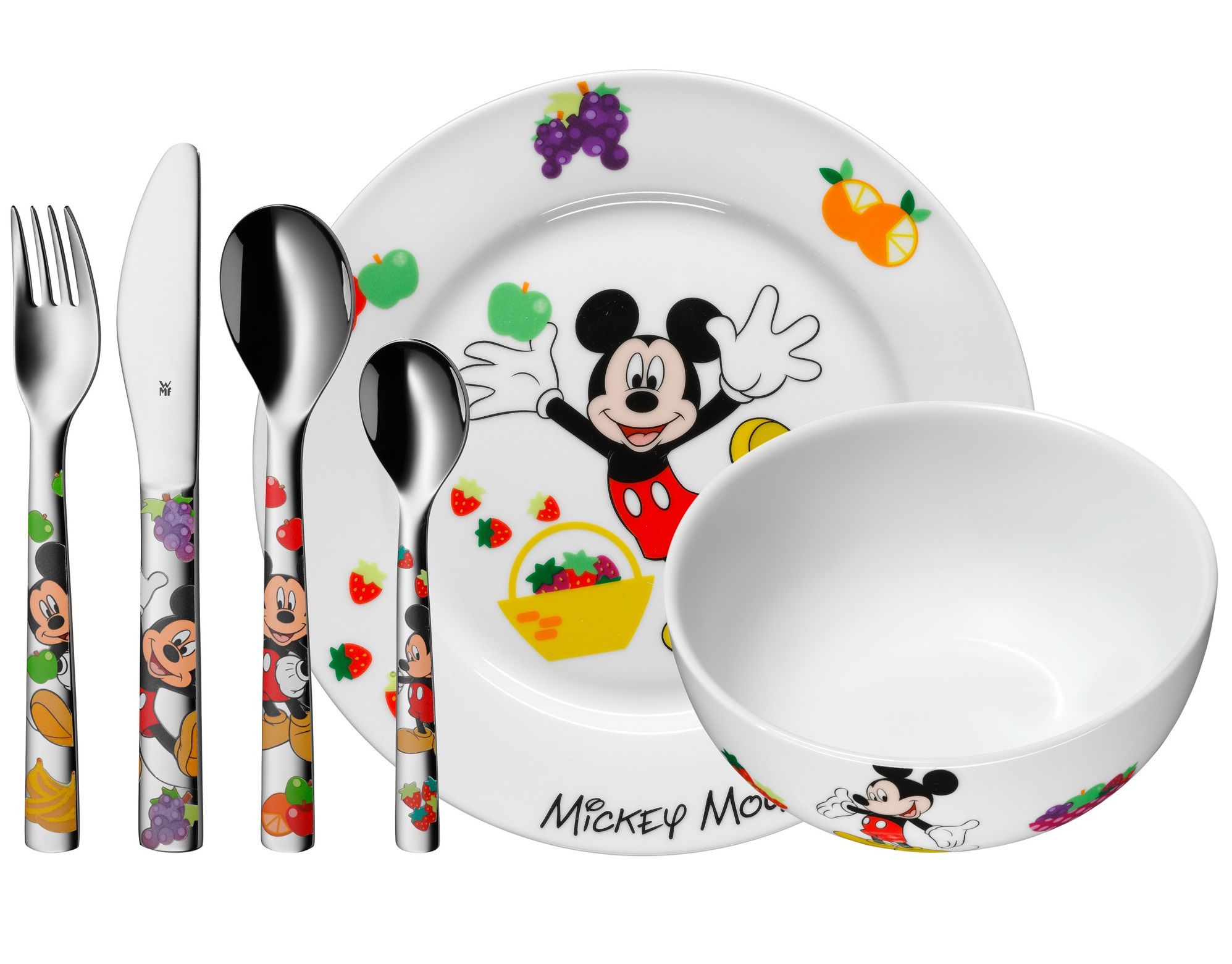 WMF Kids Disney Mickey Mouse kinderservies 6-delig