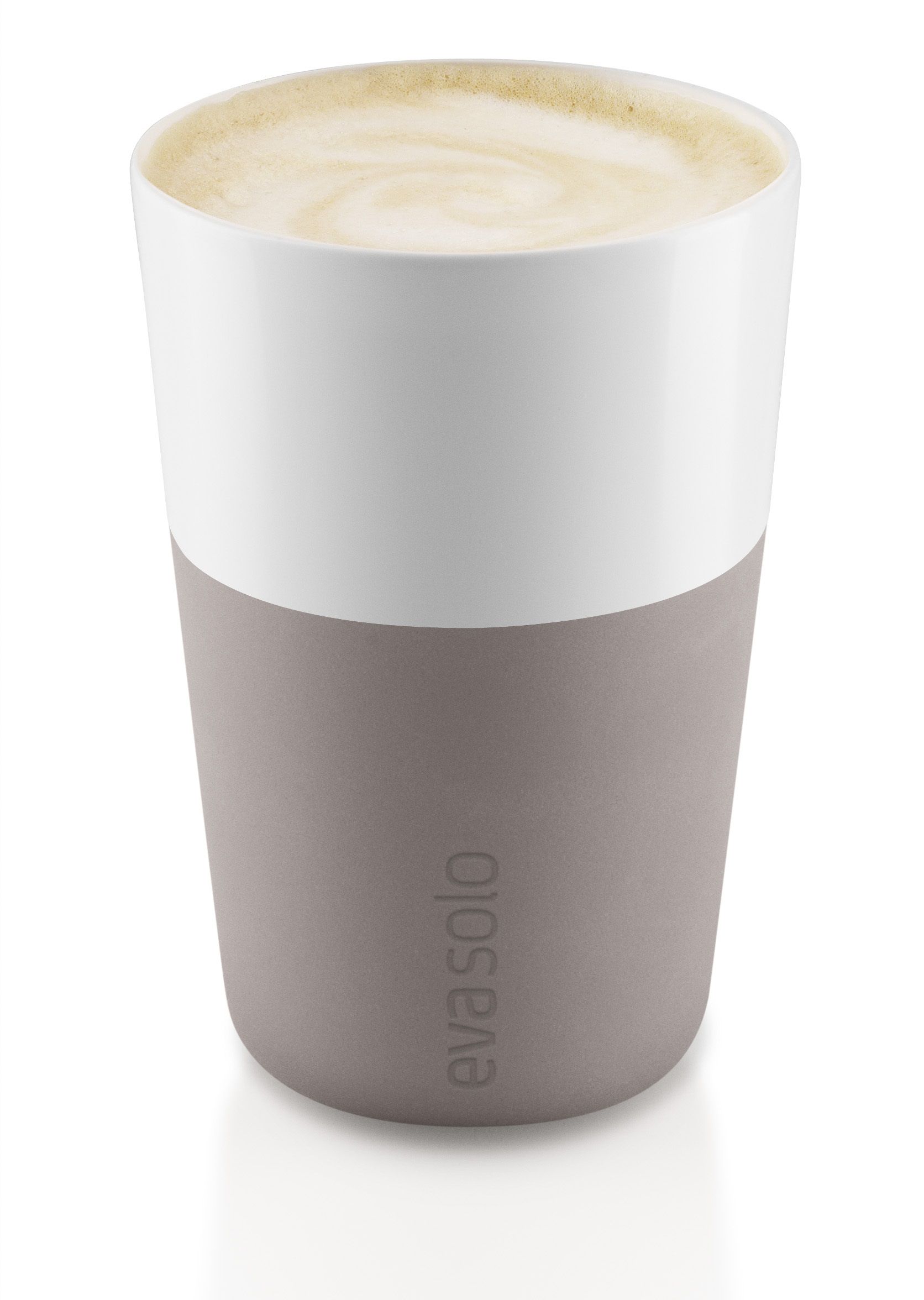 Eva Solo latte beker 36cl - warm grey - 2 stuks