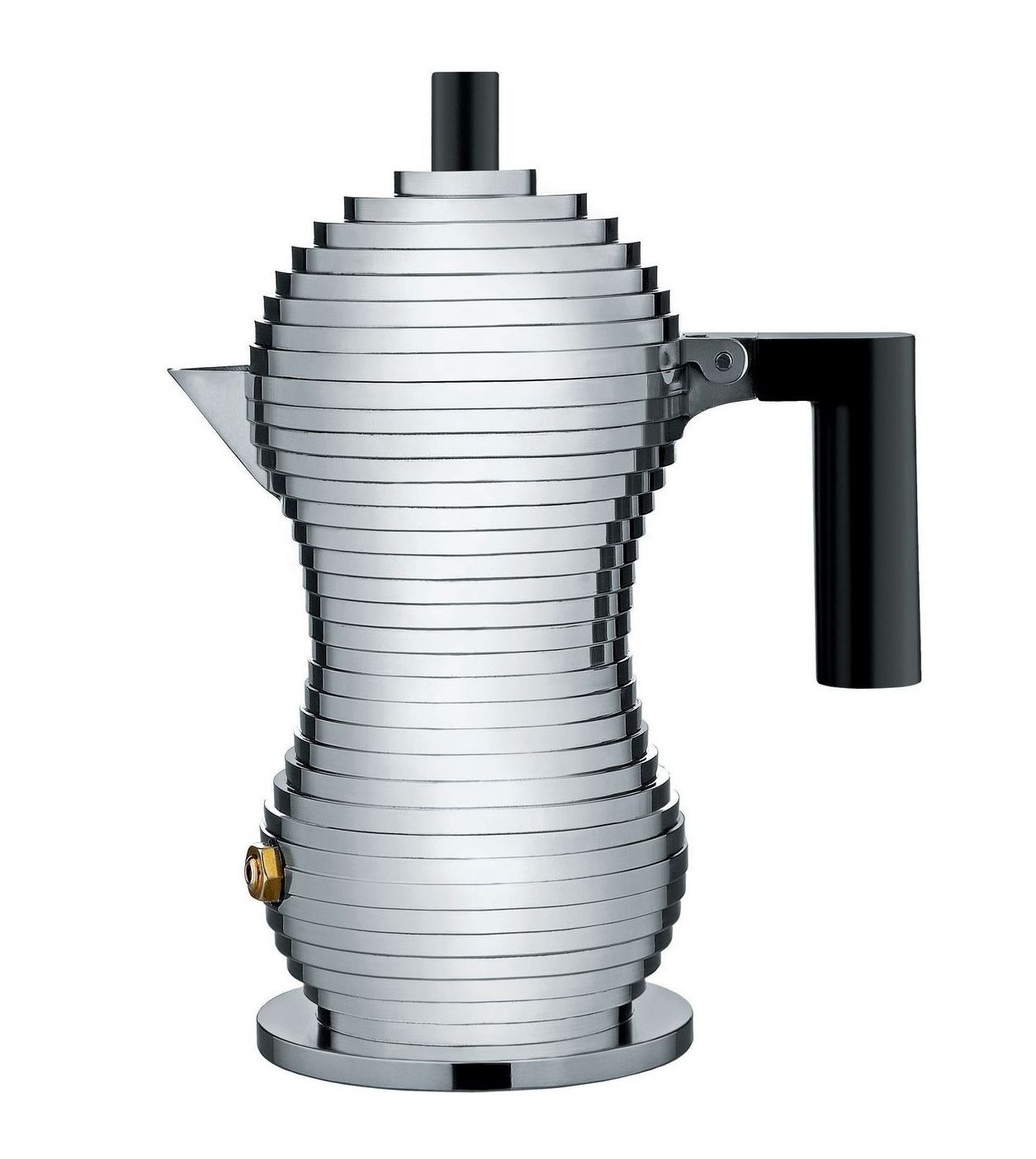 Alessi Percolator MDL02/1 Zwart Pulcina Door Michele De Lucchi