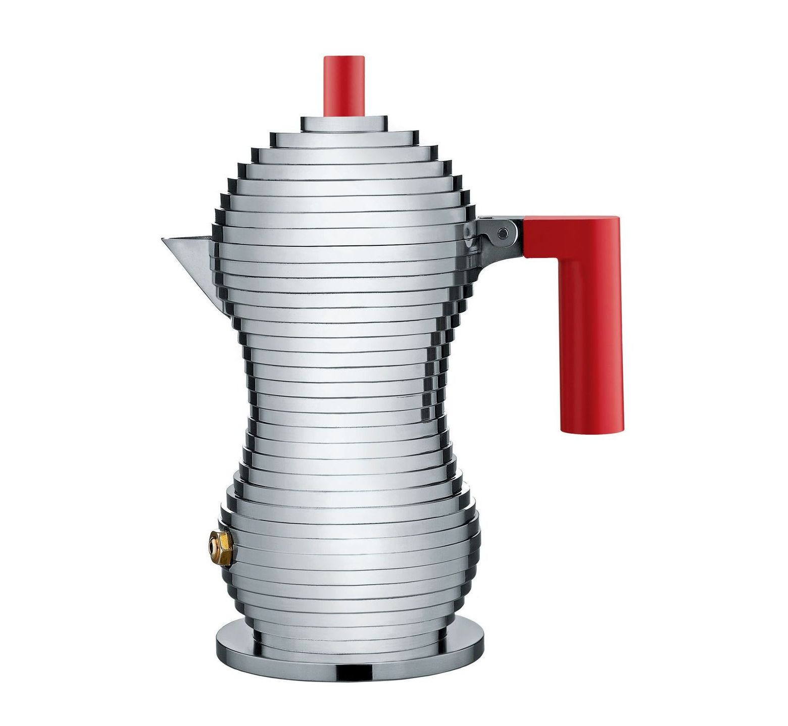 Alessi Percolator MDL02/1 Rood Pulcina Door Michele De Lucchi