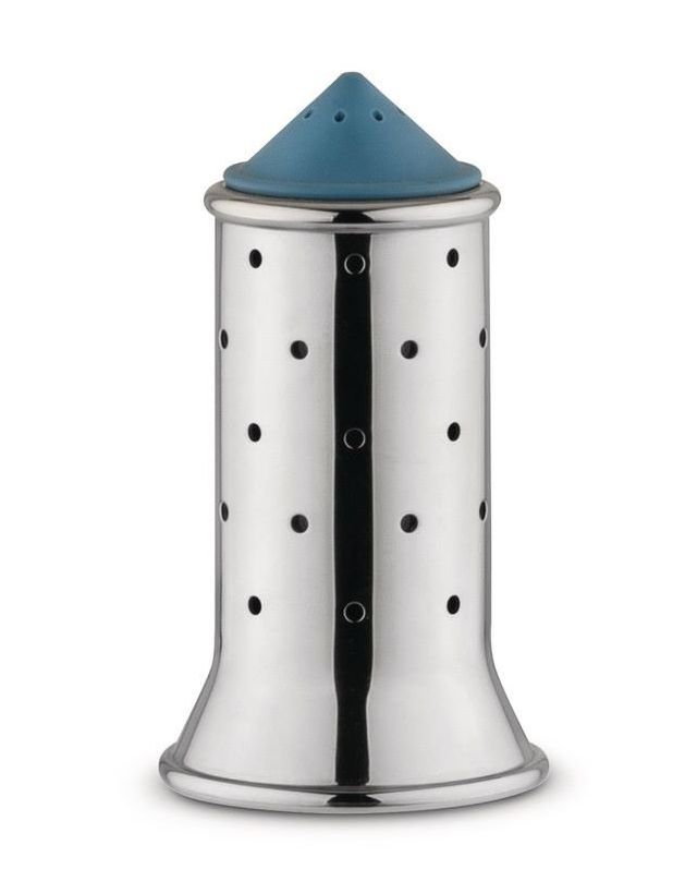 Alessi zoutstrooier MGSAL door Michael Graves - blauw
