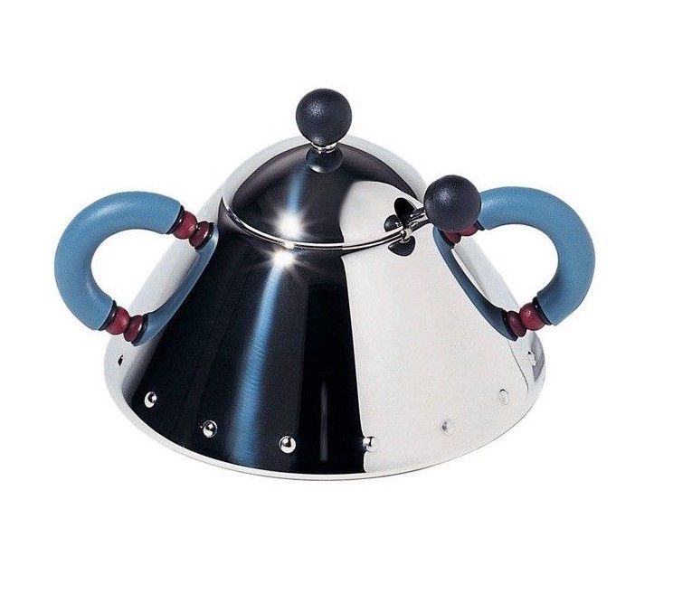 Alessi Suikerpot Met Lepel 9097 Blauw - 20 cl