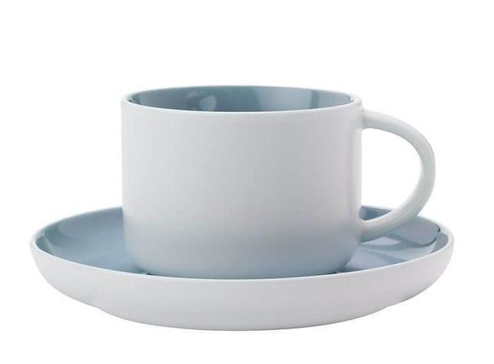 Maxwell & Williams Tint Kop en Schotel Blauw 25 cl
