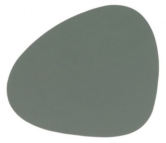 LIND DNA Onderzetter Leer Nupo Pastel Groen 11 x 13 cm
