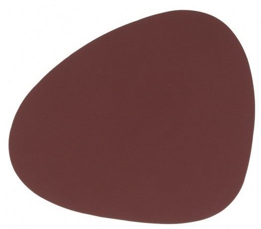 LIND DNA Onderzetter Leer Nupo Rood 11 x 13 cm