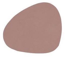 LIND DNA Onderzetter Leer Nupo Roze 11 x 13 cm