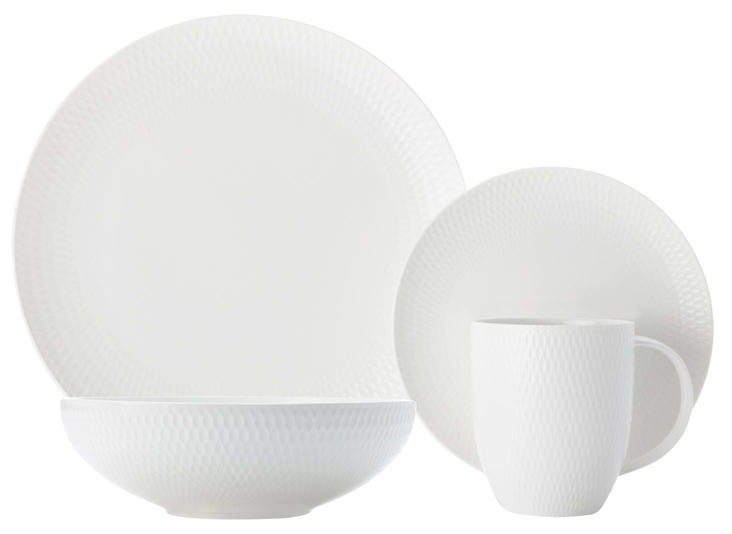 Maxwell & Williams Diamonds Round Serviesset 30-Delig