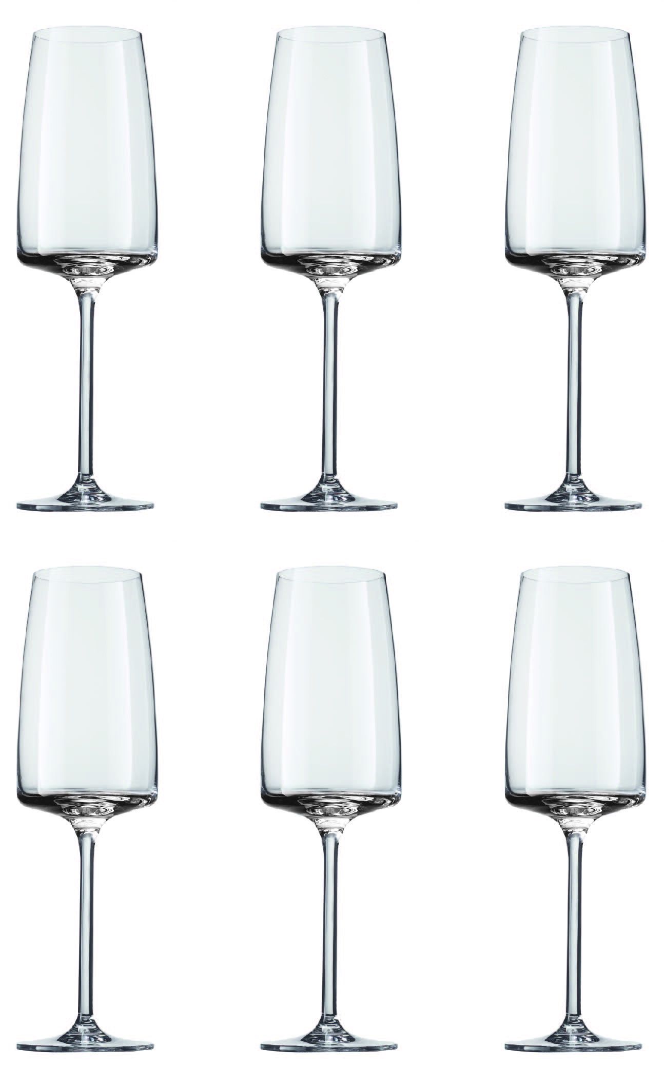 Schott Zwiesel Sensa Champagneglazen Light & Fresh 38 cl - 6 Stuks