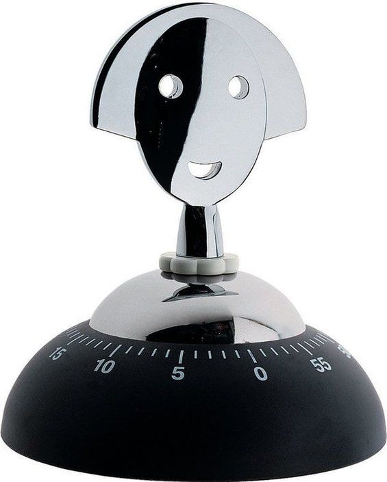 Alessi Anna Time kookwekker AAM09 B door Alessandro Mendini