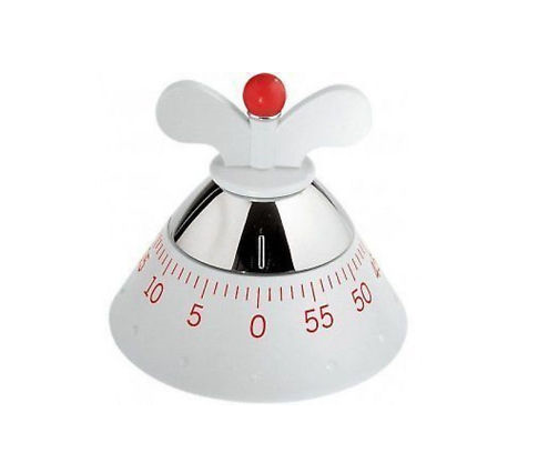 Alessi kookwekker A09 W door Michael Graves - wit