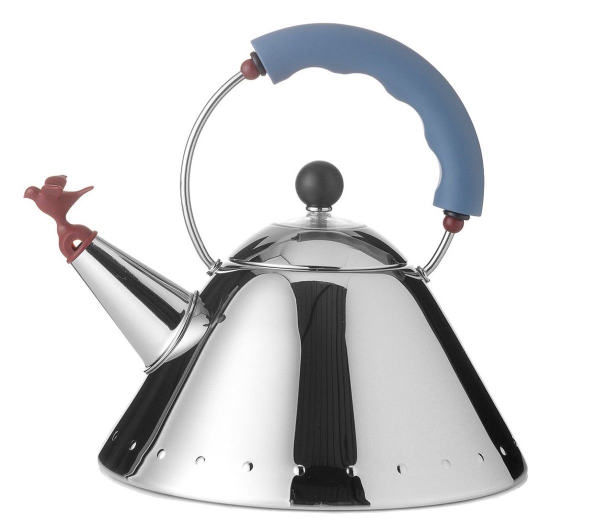 Alessi Fluitketel 9093 Blauw Door Michael Graves