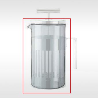 Alessi Reserveglas Voor Koffiepercolator 9094-8 / MGPF-8 / AKK19