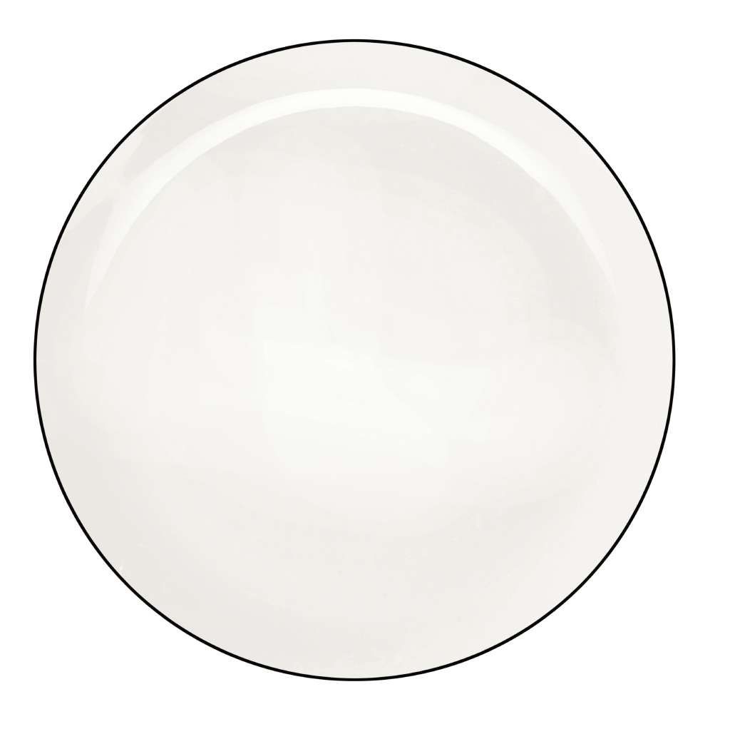 ASA Selection Ligne Noir dinerbord ø 26,5cm