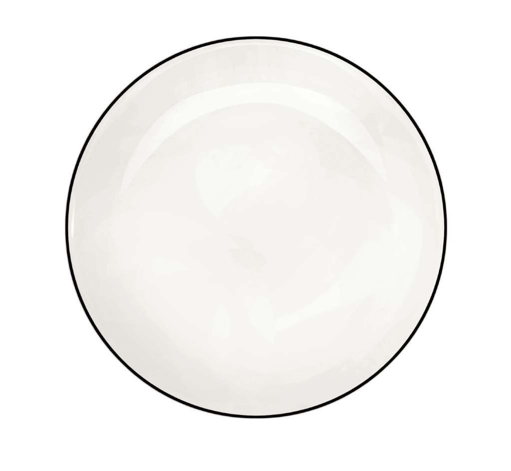 ASA Selection Ligne Noir ontbijtbord ø 21cm