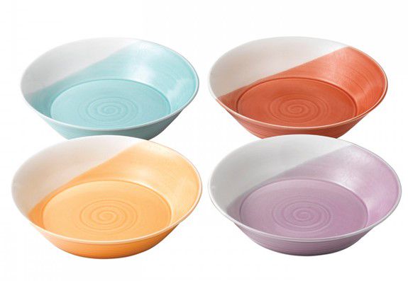 Royal Doulton 1815 Diep bord 22cm - set van 4